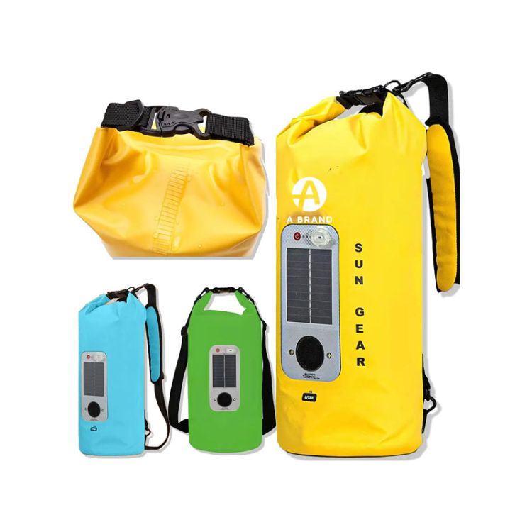 20L Waterproof Dry Bag with Bluetooth Speaker & LED Light 2