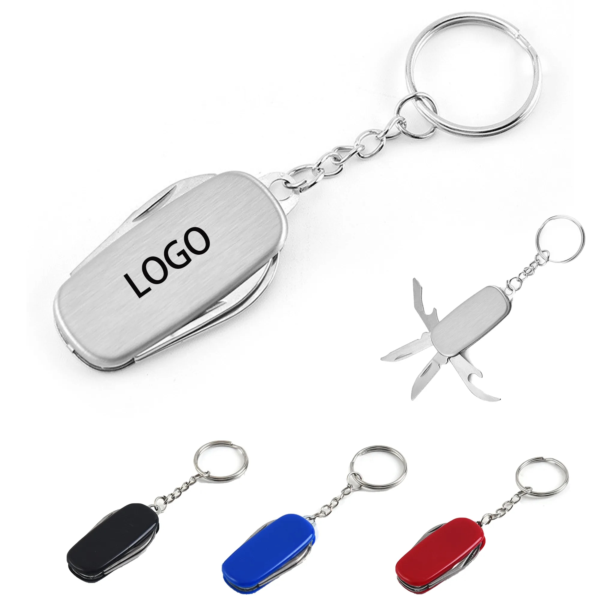 Multi-Function Stainless Steel Keychain Knife 4