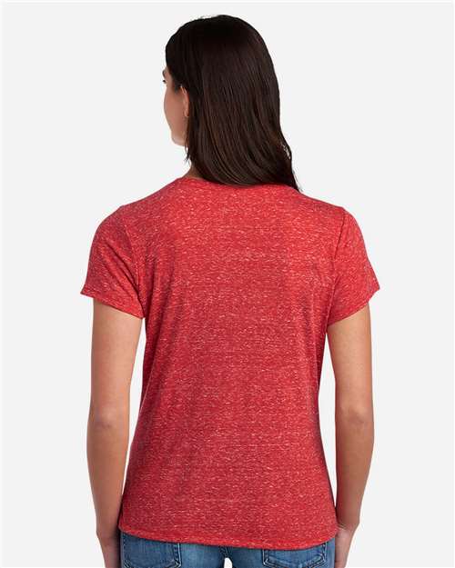 Women's Snow Heather Jersey V-Neck T-Shirt - 88WVR 17