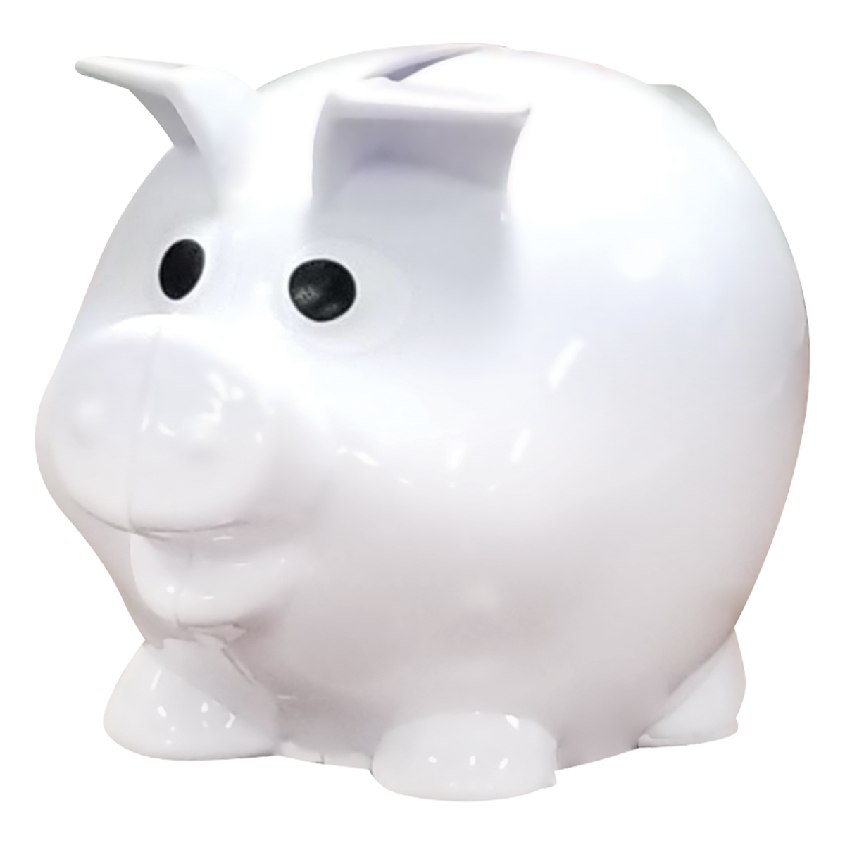 Mini Plastic Piggy Bank, custom desk accessory with logo imprint 13