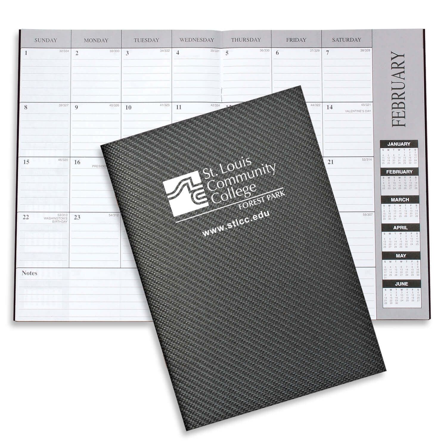 Academic Monthly Desk Planner - Leatherette 5