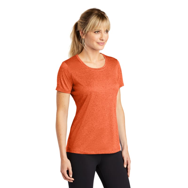 Sport-Tek Women's Heather Contender Scoop Neck Tee. 19