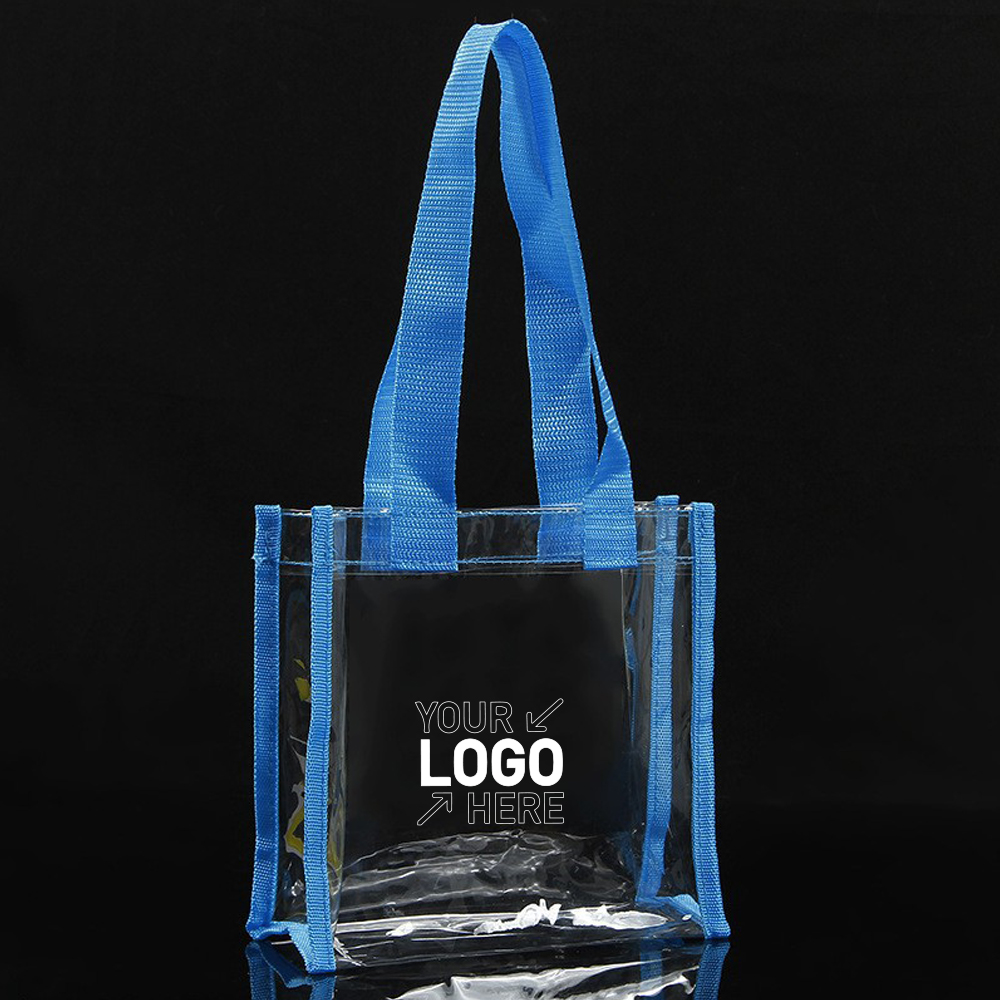 Clear PVC stadium tote bag 3