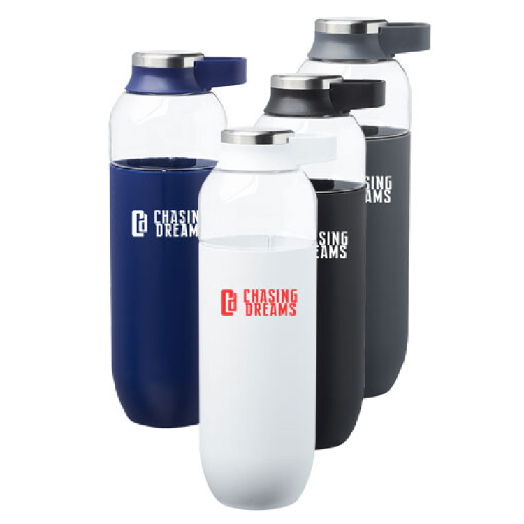 27 oz. Tritan Plastic Water Bottles with Carrier Handle 2