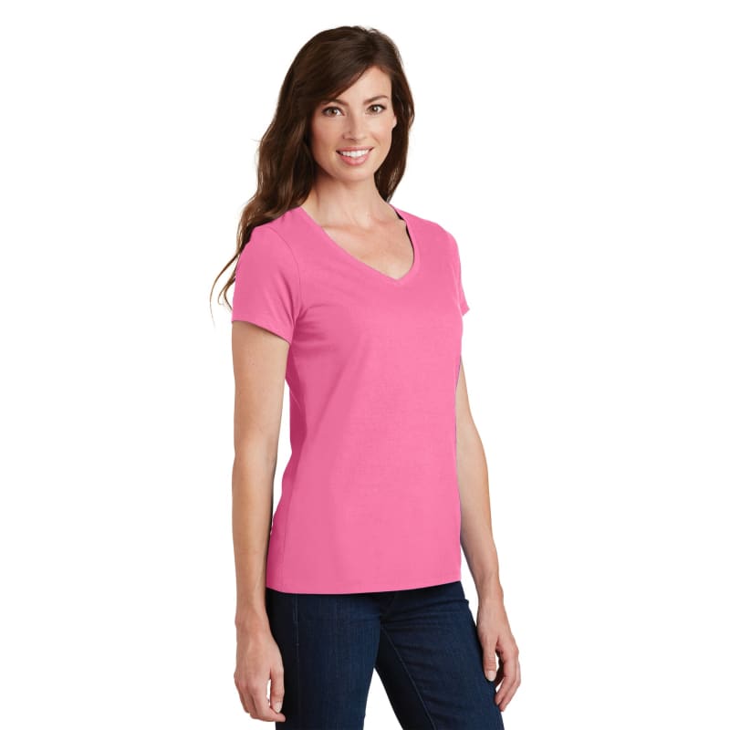 Port & Company Women's Fan Favorite V-Neck Tee. 89