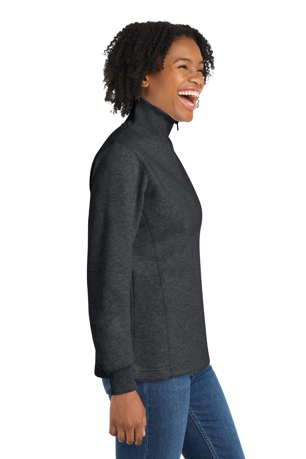 Sport-Tek Women's 1/4-Zip Sweatshirt. LST253 35