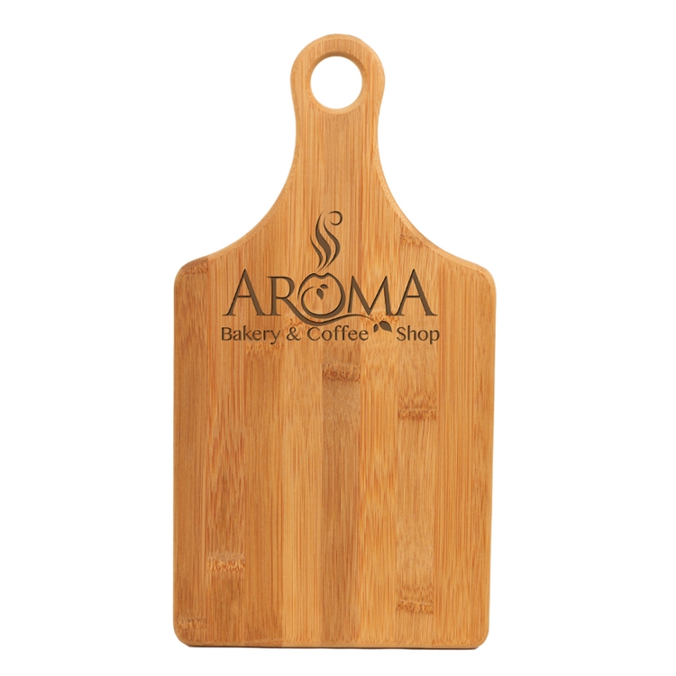 Bamboo Paddle Shape Cutting Board 2
