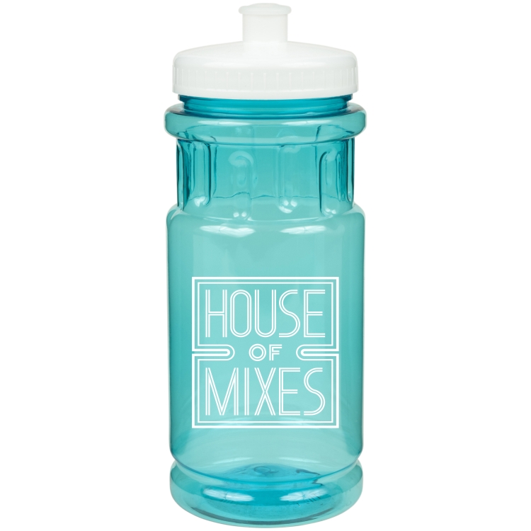 20 Oz. Shoreline Bottle w/ Low Profile Push Pull Lid