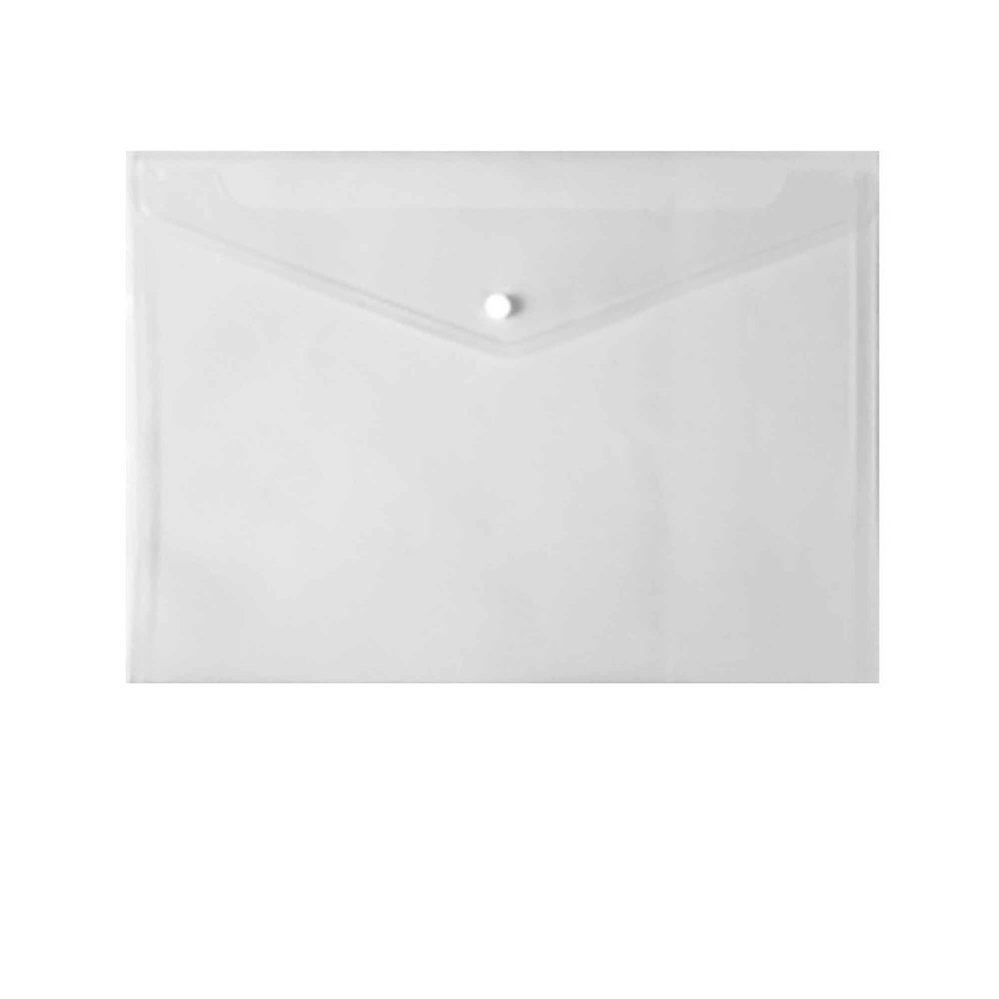 Transparent Snap Button Document Folder Polypropylene 1