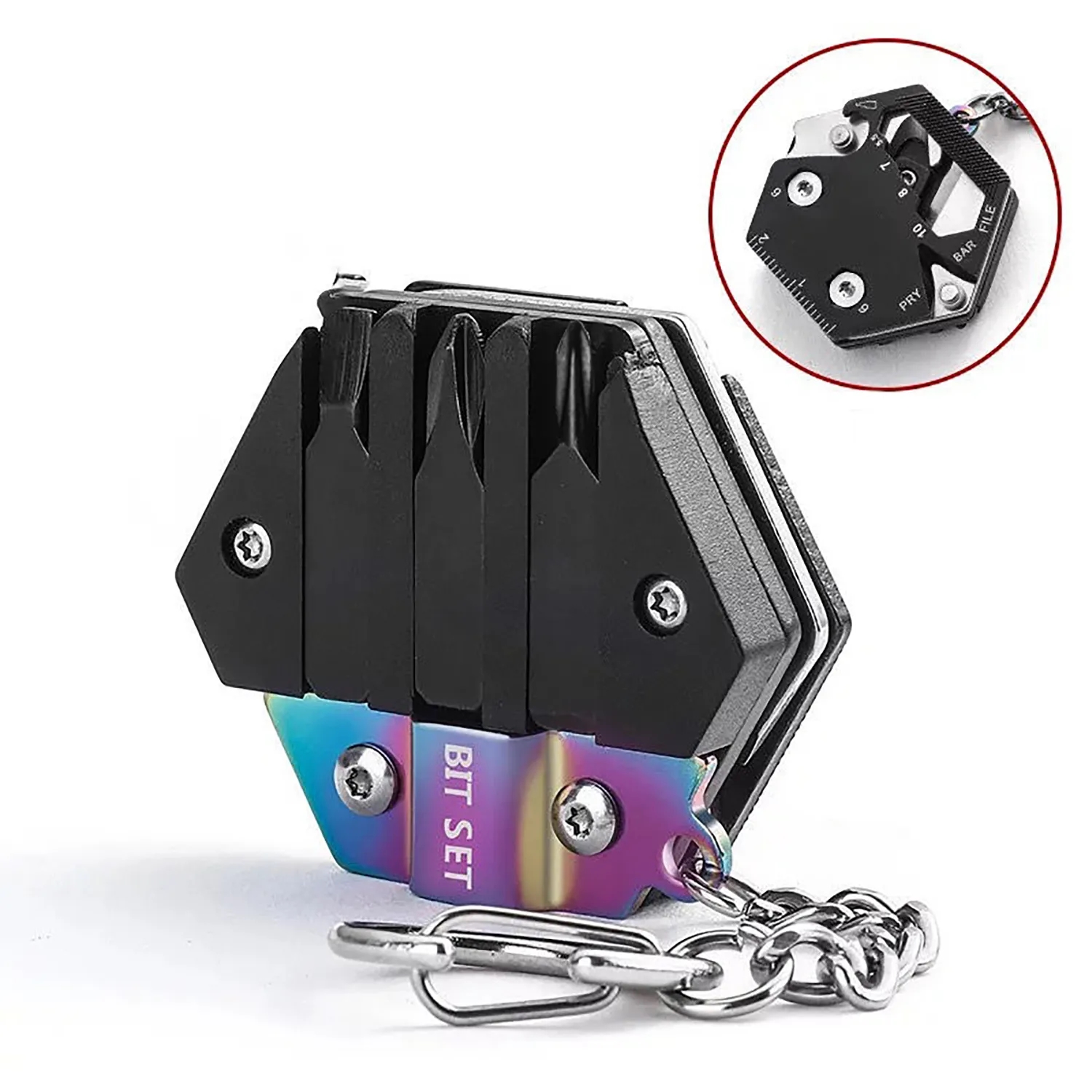 Outdoor Multi-function Keychain Tools 4