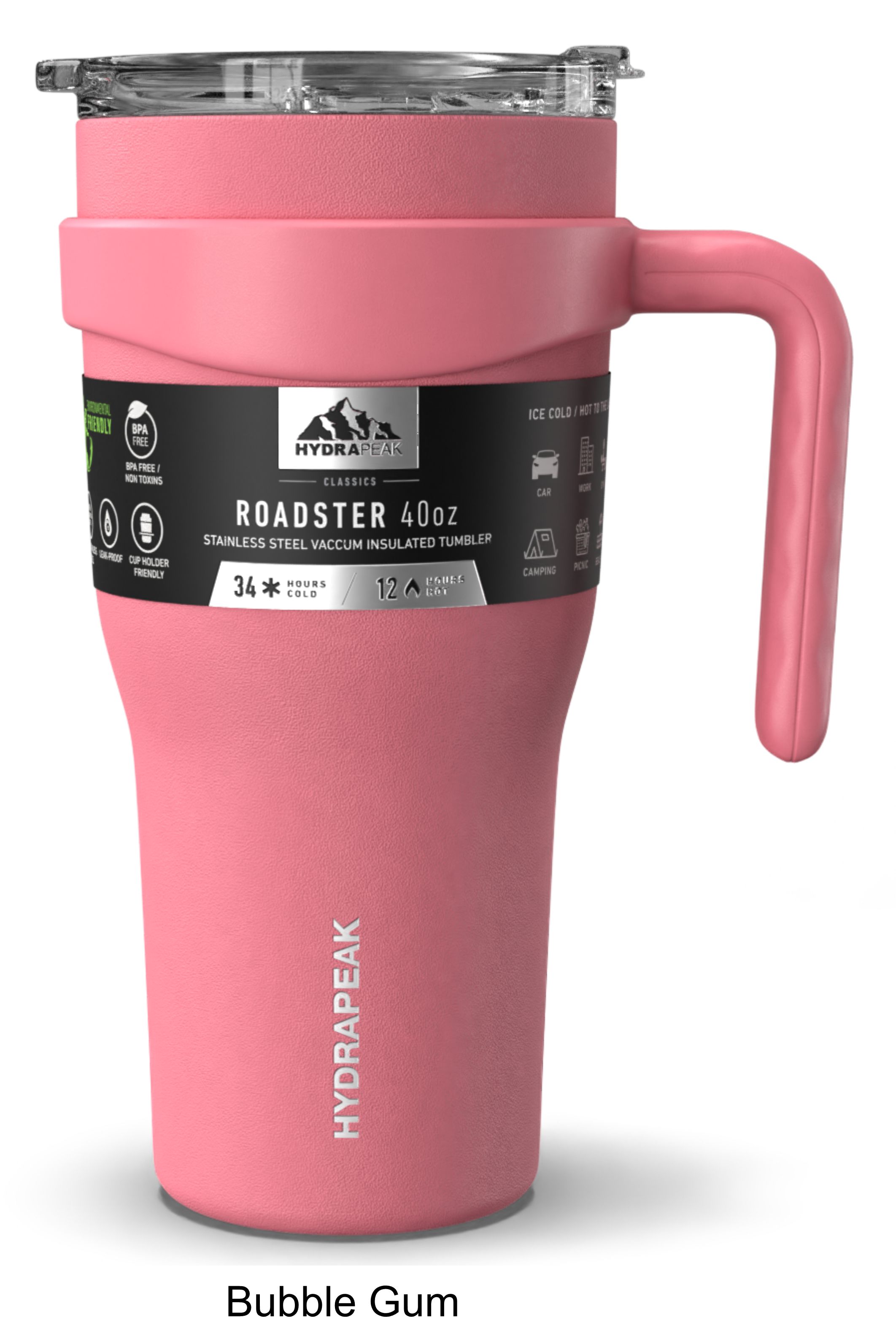 40 oz Hydrapeak Roadster Tumbler LIFETIME WARRANTY! 4