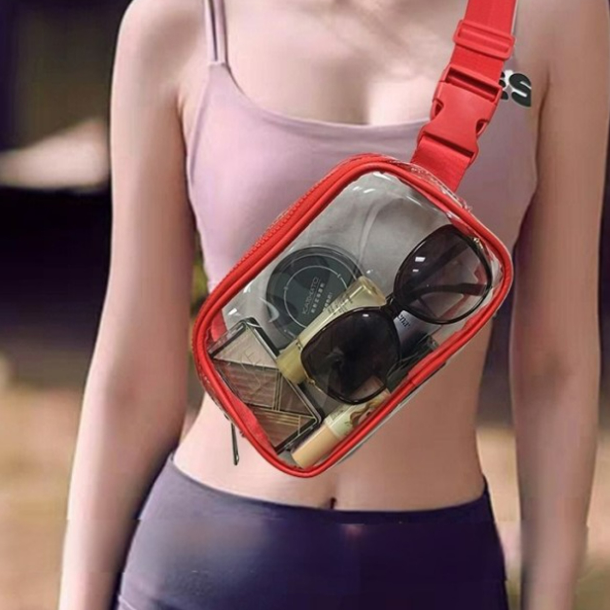 Clear Stadium Approved Fanny Pack with Adjustable Strap 3