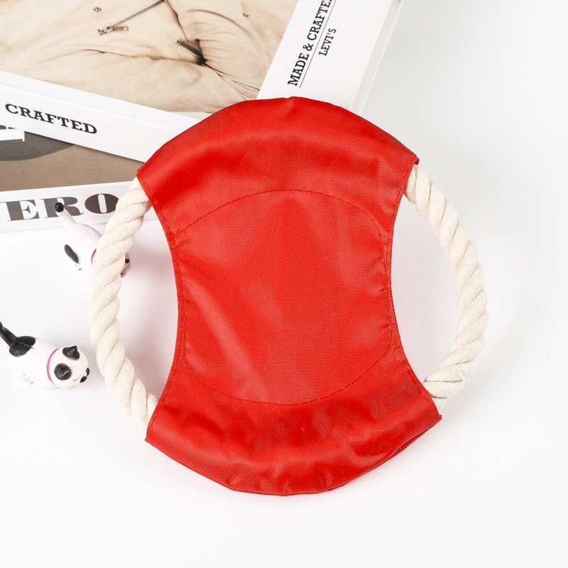 Pet Fabric Rope Flying Saucer Toy 6