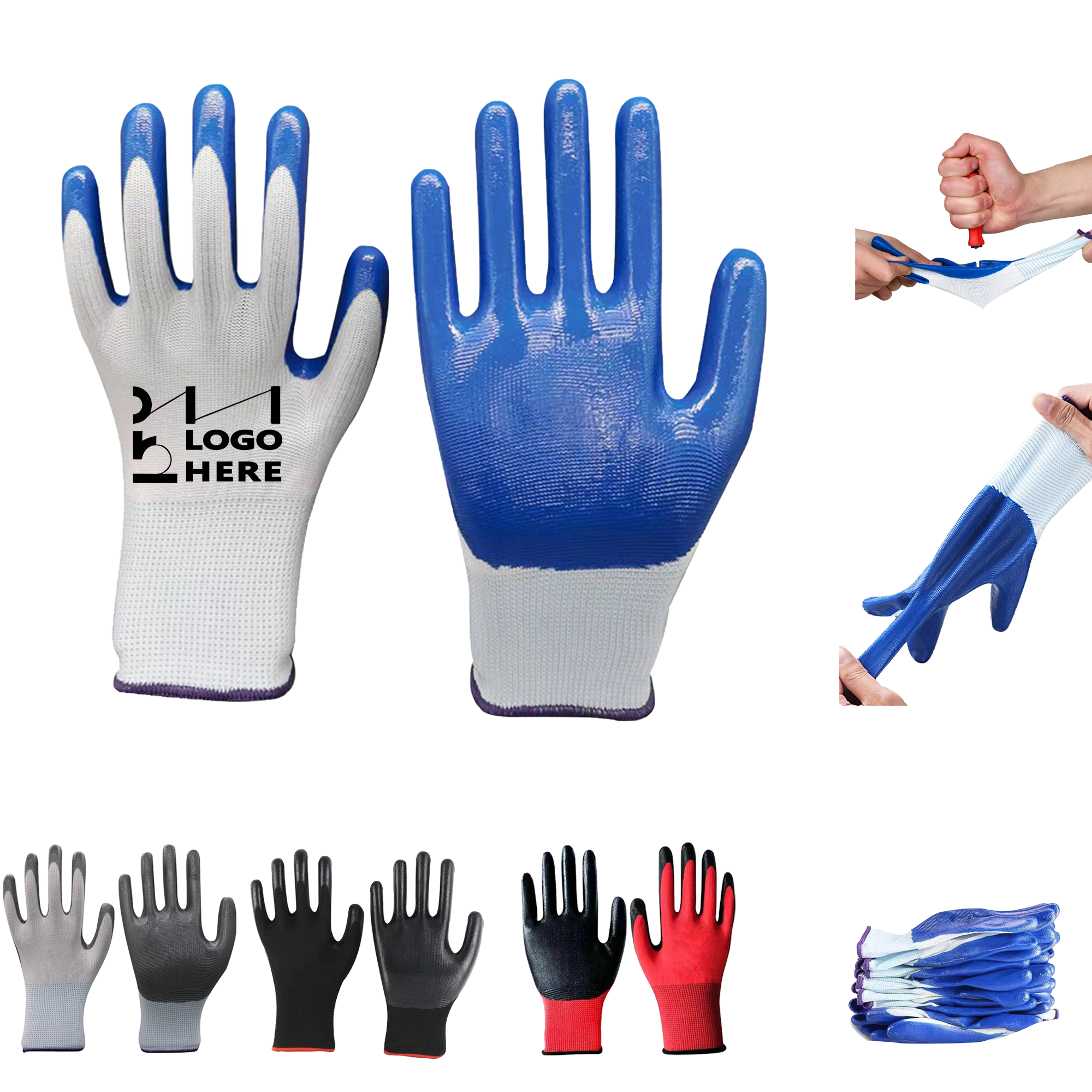 High Cut Level 5 Coated Cut Resistant Work Gloves 2