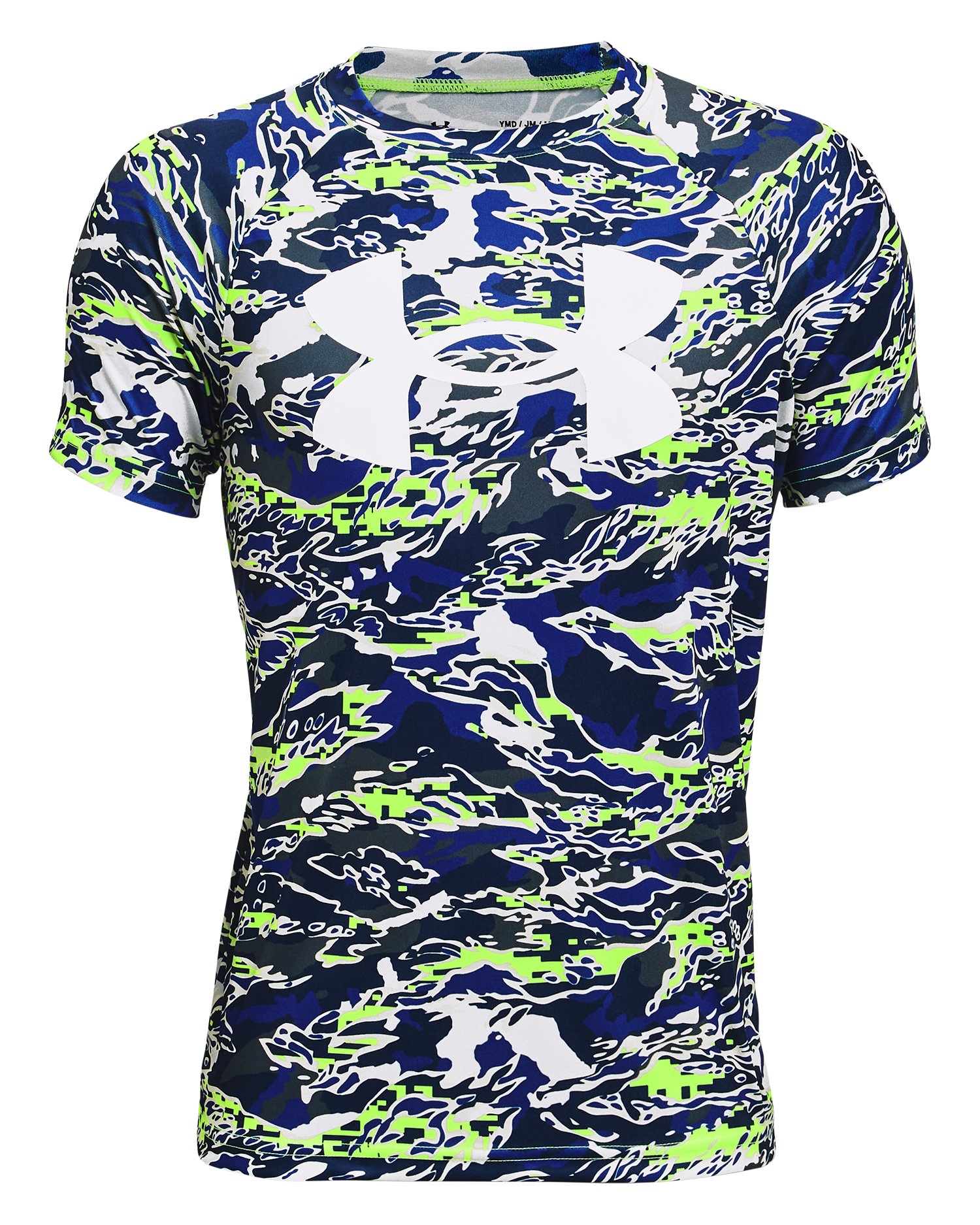 UA Tech Big Logo Printed Boys' Short Sleeve 6