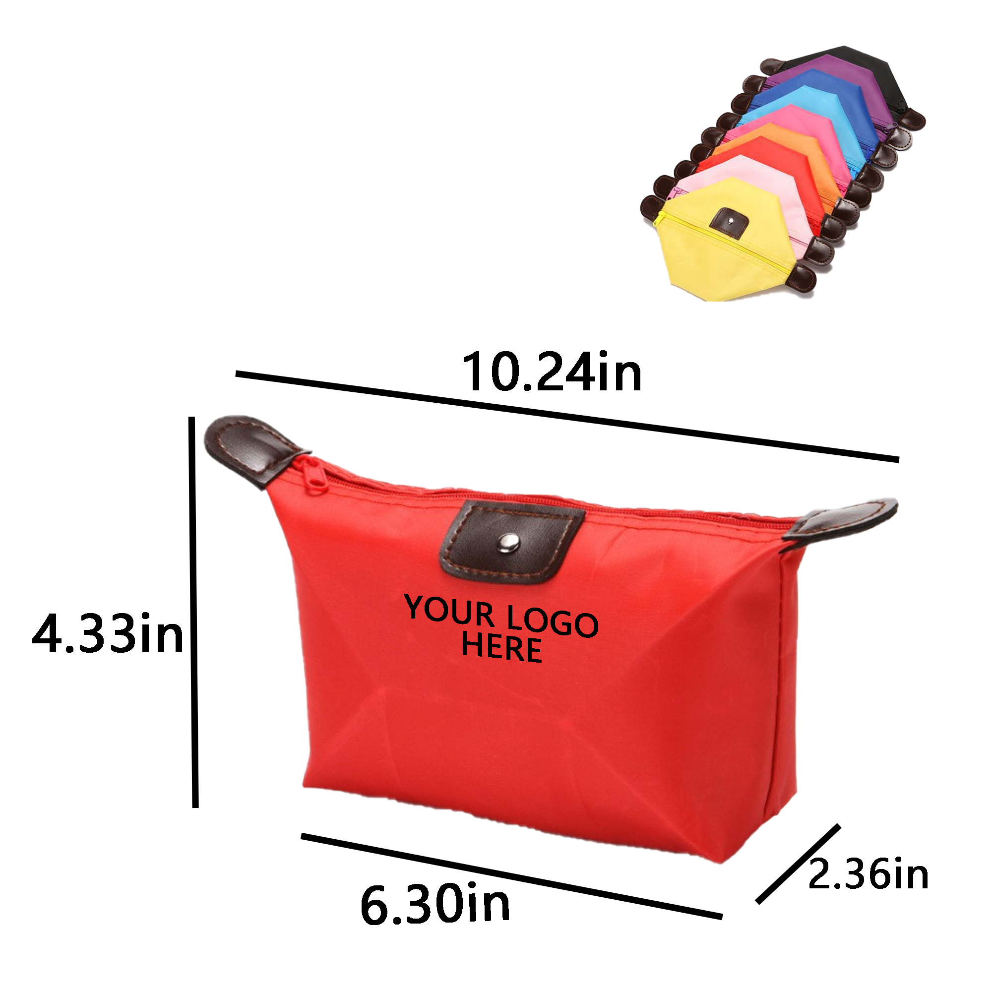 Multifunction Dumpling-shaped Travel Makeup Pouch 2