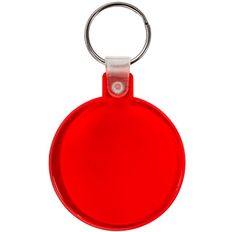 Circle Soft Plastic Keychains 2