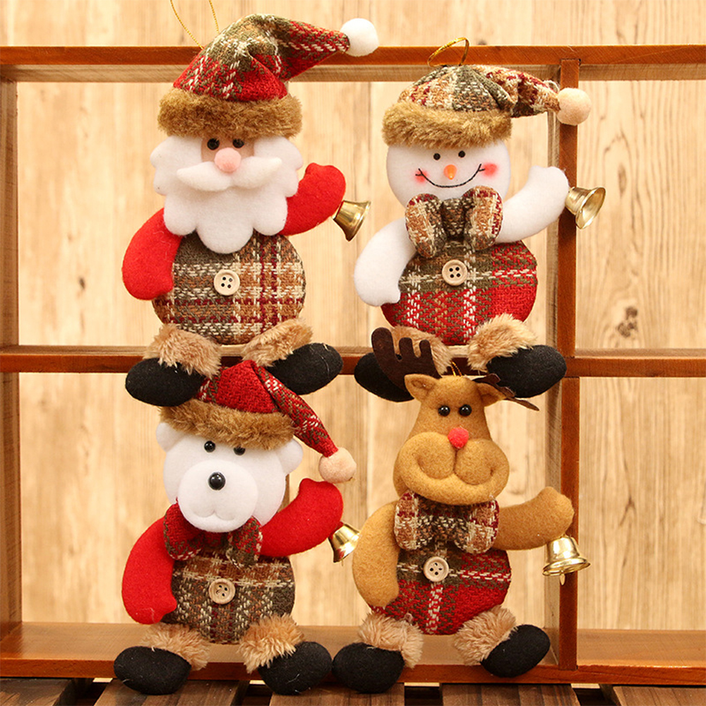 Christmas Santa Claus Bell Doll Pendant 5