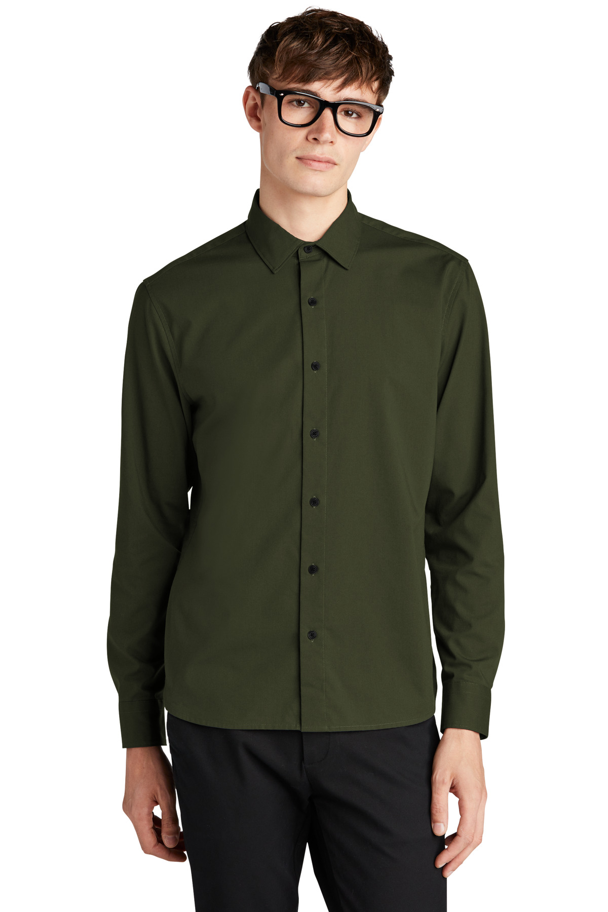 Mercer+Mettle Long Sleeve Stretch Woven Shirt MM2000 28