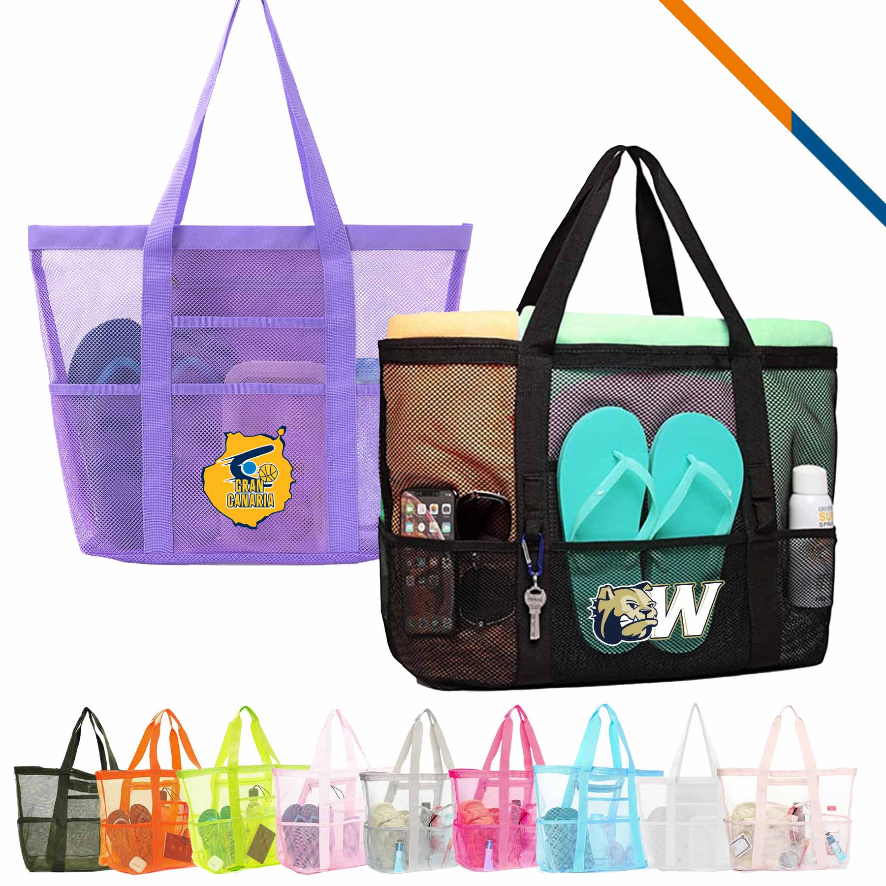 Verli Mesh Beach Bag