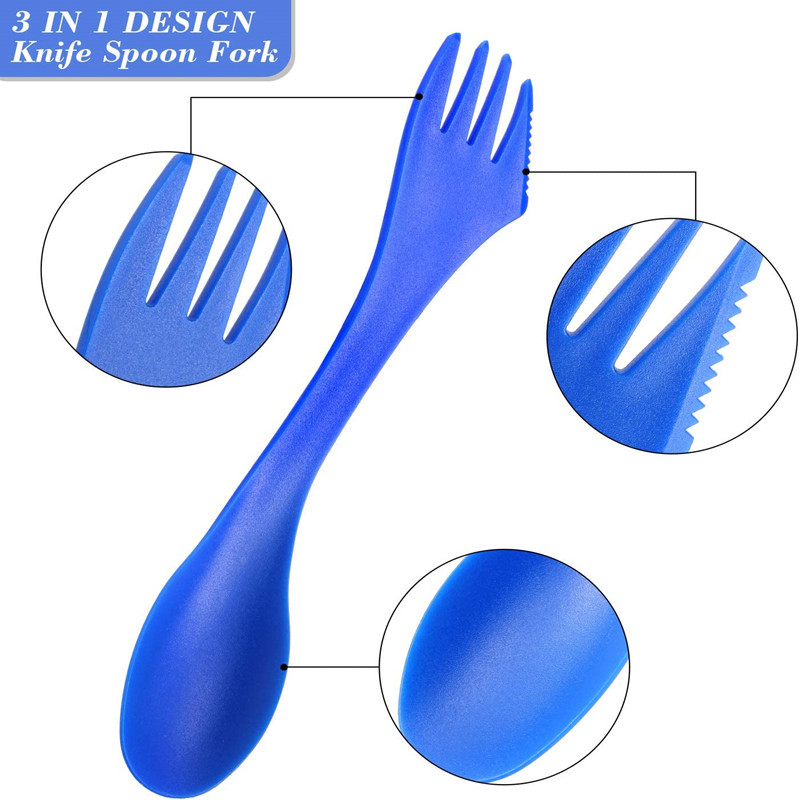 3 in 1 Spoon Fork and Knife Utensils Kit 2