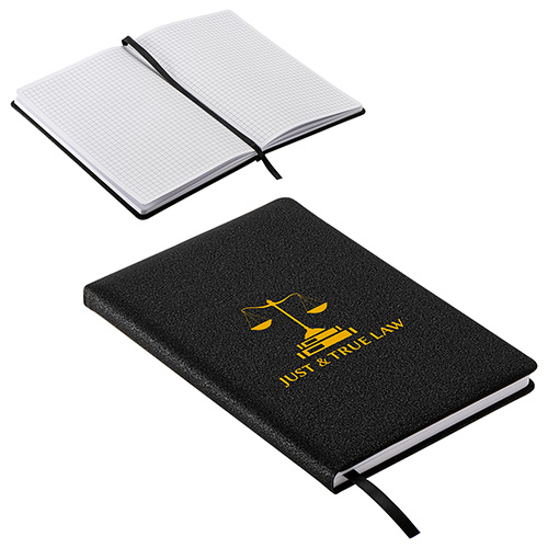 Draftsman Padded Hardcover Journal with Grid-Lined Paper 25