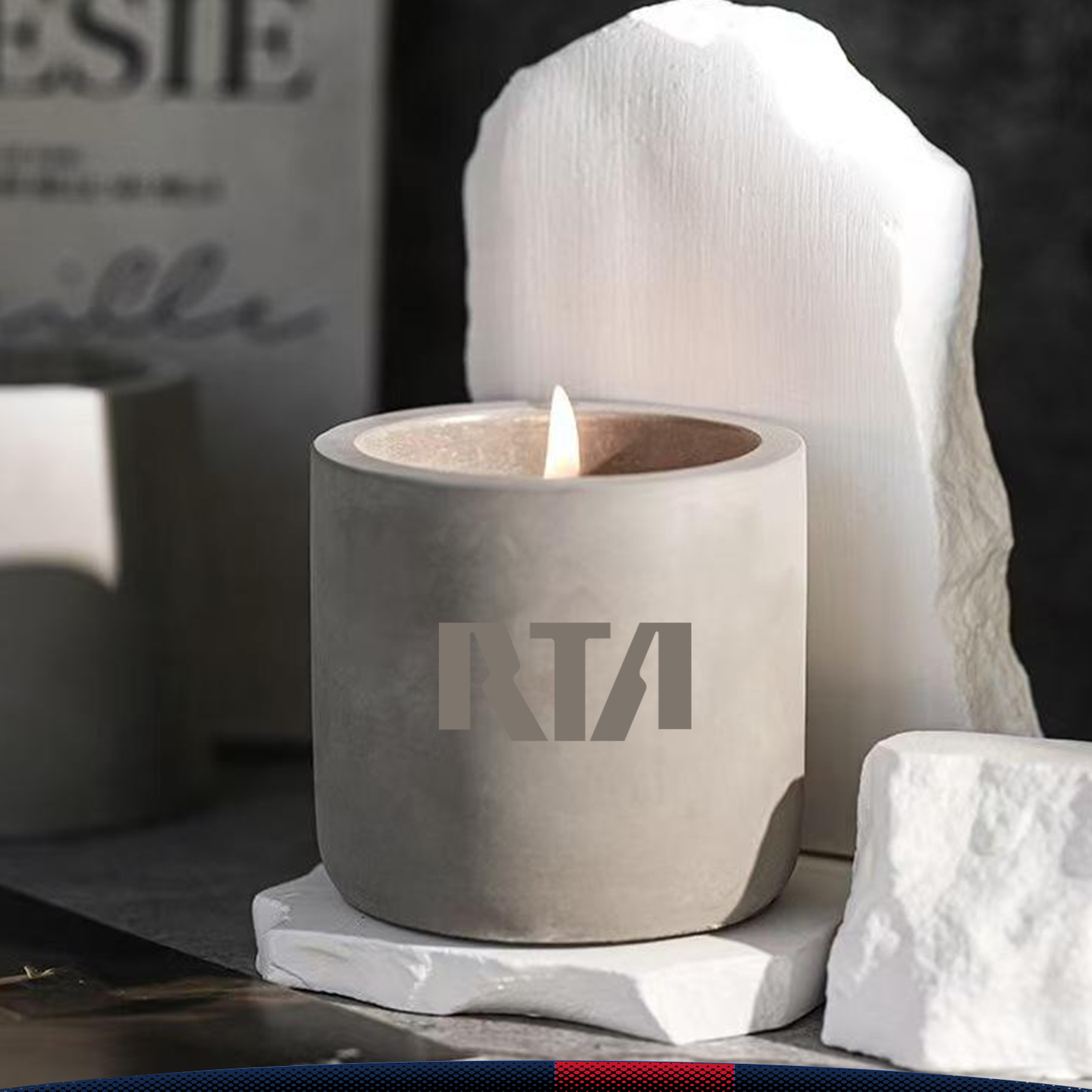 3 oz. Reluin Concrete Candle 5
