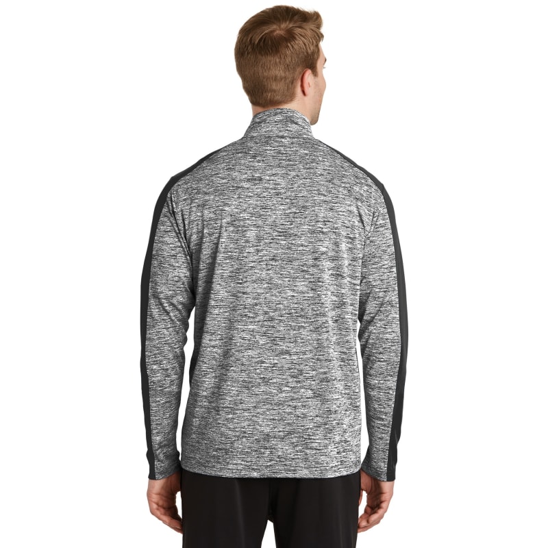 Sport-Tek PosiCharge Electric Heather Colorblock 1/4-Zip Pullover., custom hoodie or sweatshirt with logo imprint 11