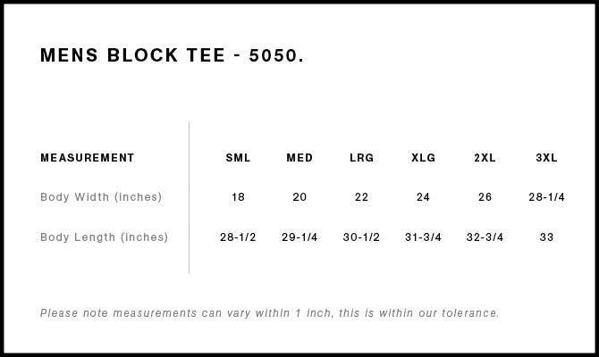 Block Tubular Tee | 5050 29