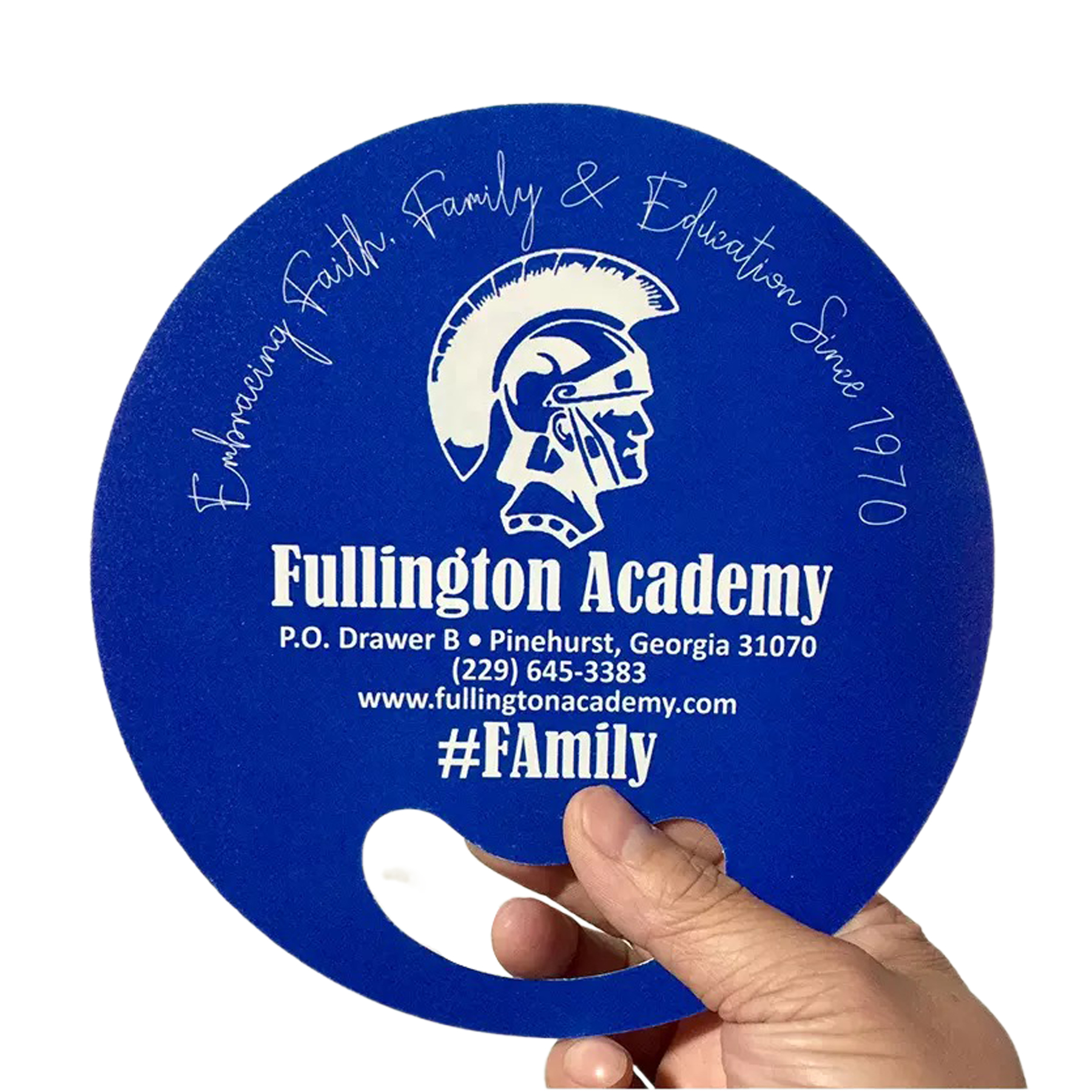 Advertising Circle Hand Fan 1