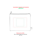 Organic Cotton Flat Travel Pouch 11