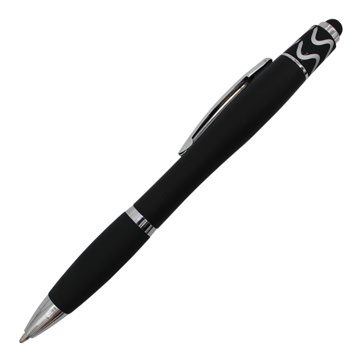 Halcyon® Silhouette Spin Top Pen with Stylus 5