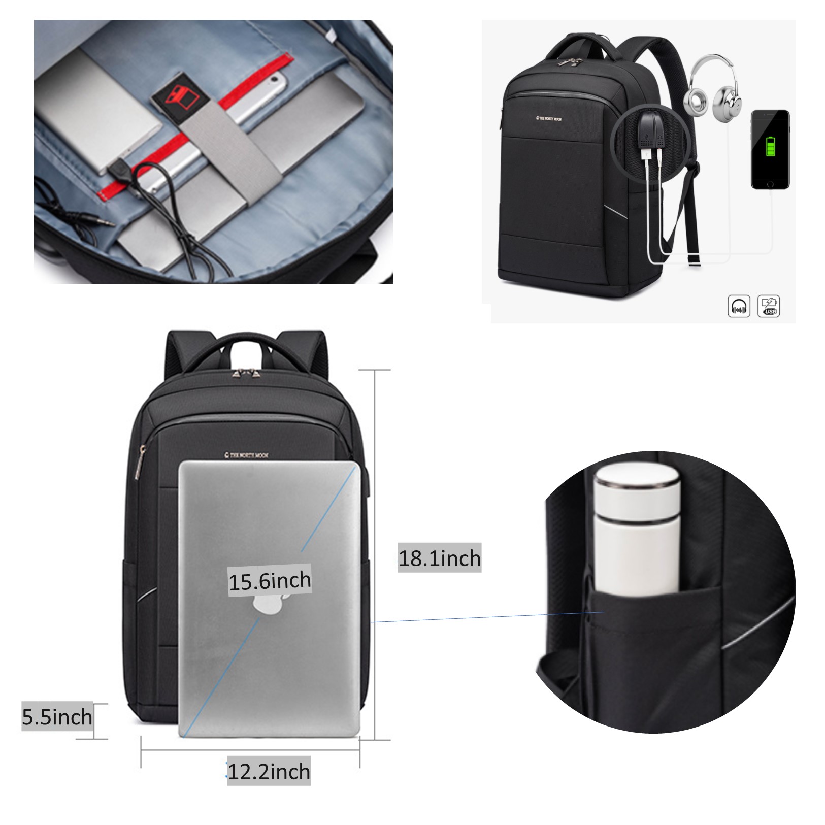 Waterproof Business Backpack 3
