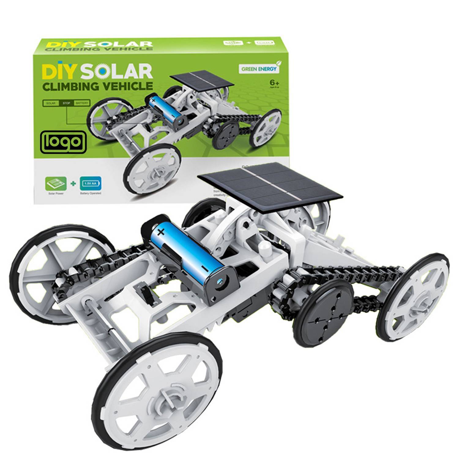 Kids Solar DIY Educational Assembly Car 5