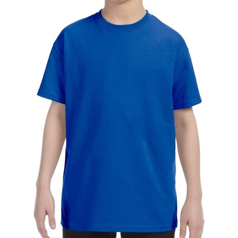 Custom Embroidered Youth Basic Cotton T-Shirts 53