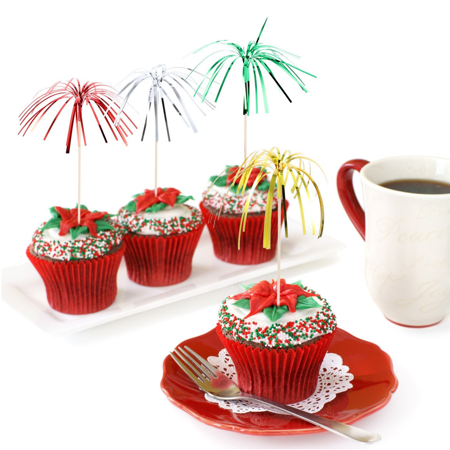 Cute Kids Bamboo Fruit Skewers - Appetizers & Decorations 2