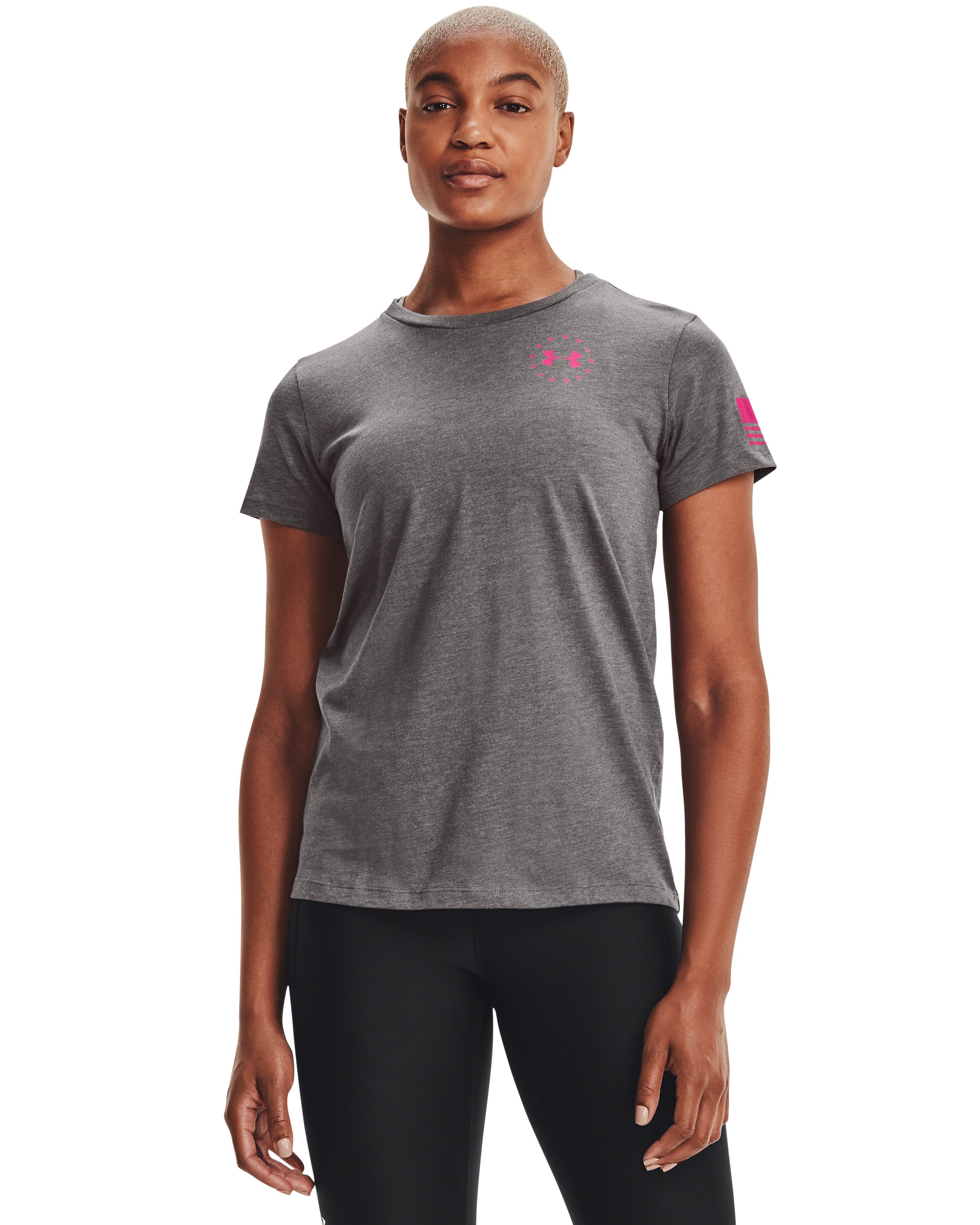 Women's UA Freedom Flag T-Shirt 4