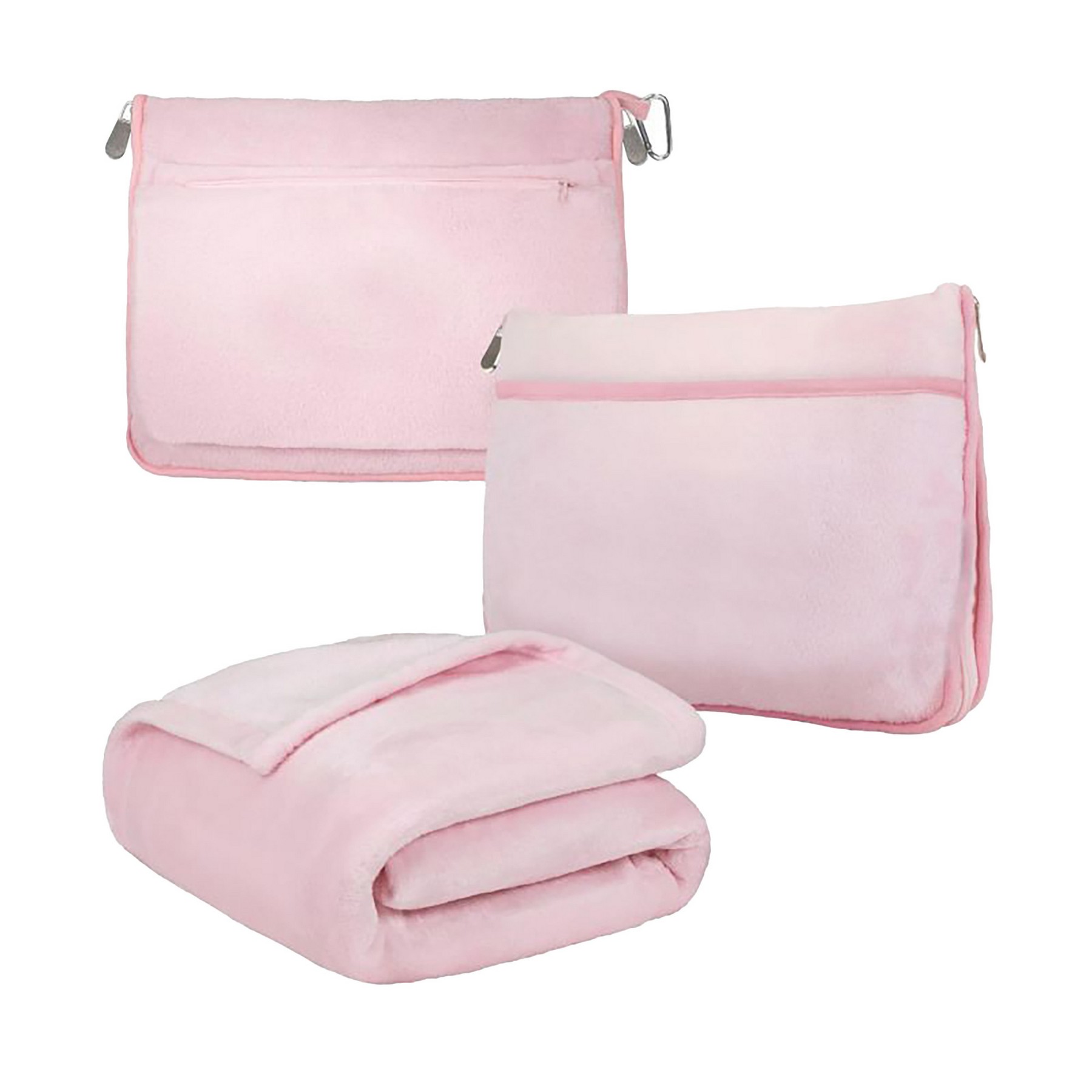 2-in-1 Flannel Travel Blanket 3