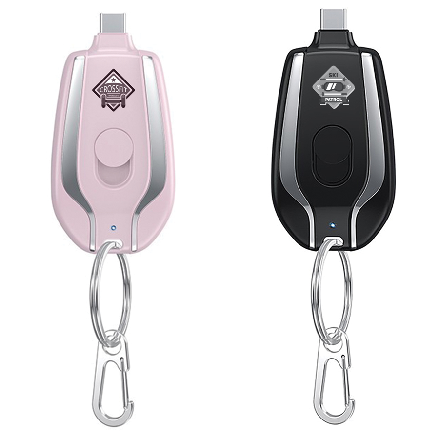 Mini Keychain Power Bank for iPhone 1500mAh 5