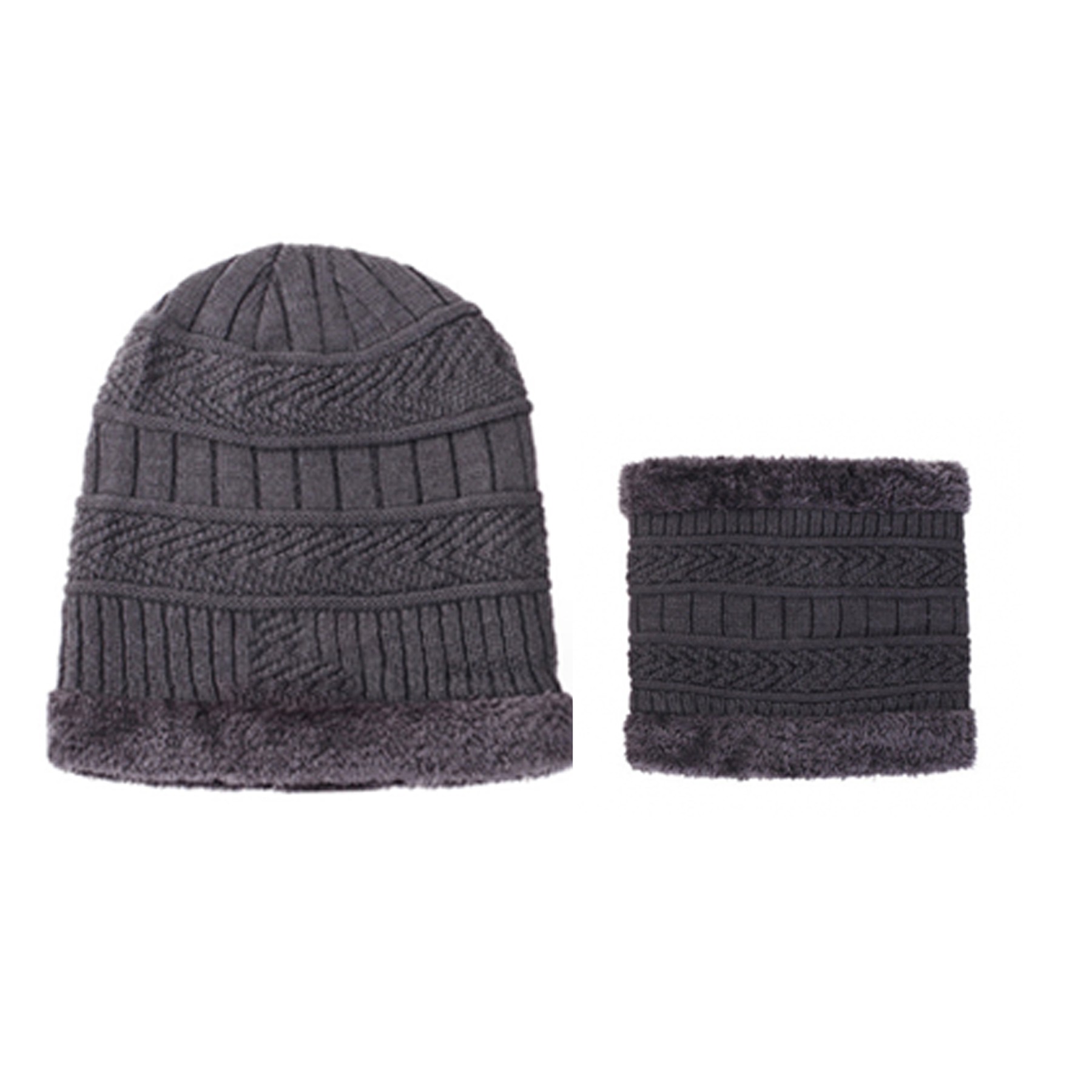 Winter Beanie Hat Scarf Set 6
