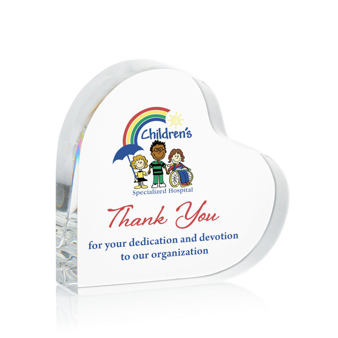 Kashmir Heart VividPrint™ Paperweight 6