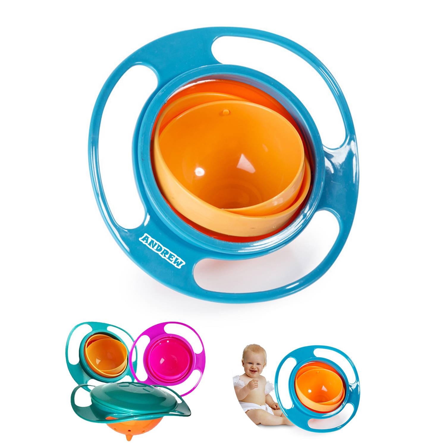 Magic Bowl 360 Degree Rotation 4