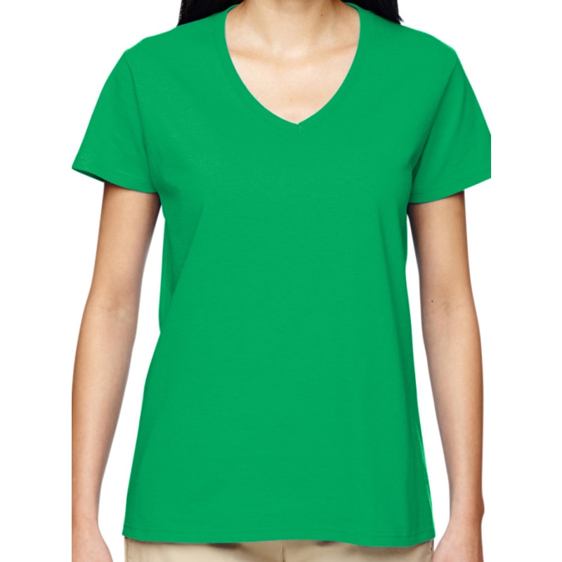 Gildan Heavy Cotton™ Ladies 5.3 Oz. V-Neck T-Shirt 1
