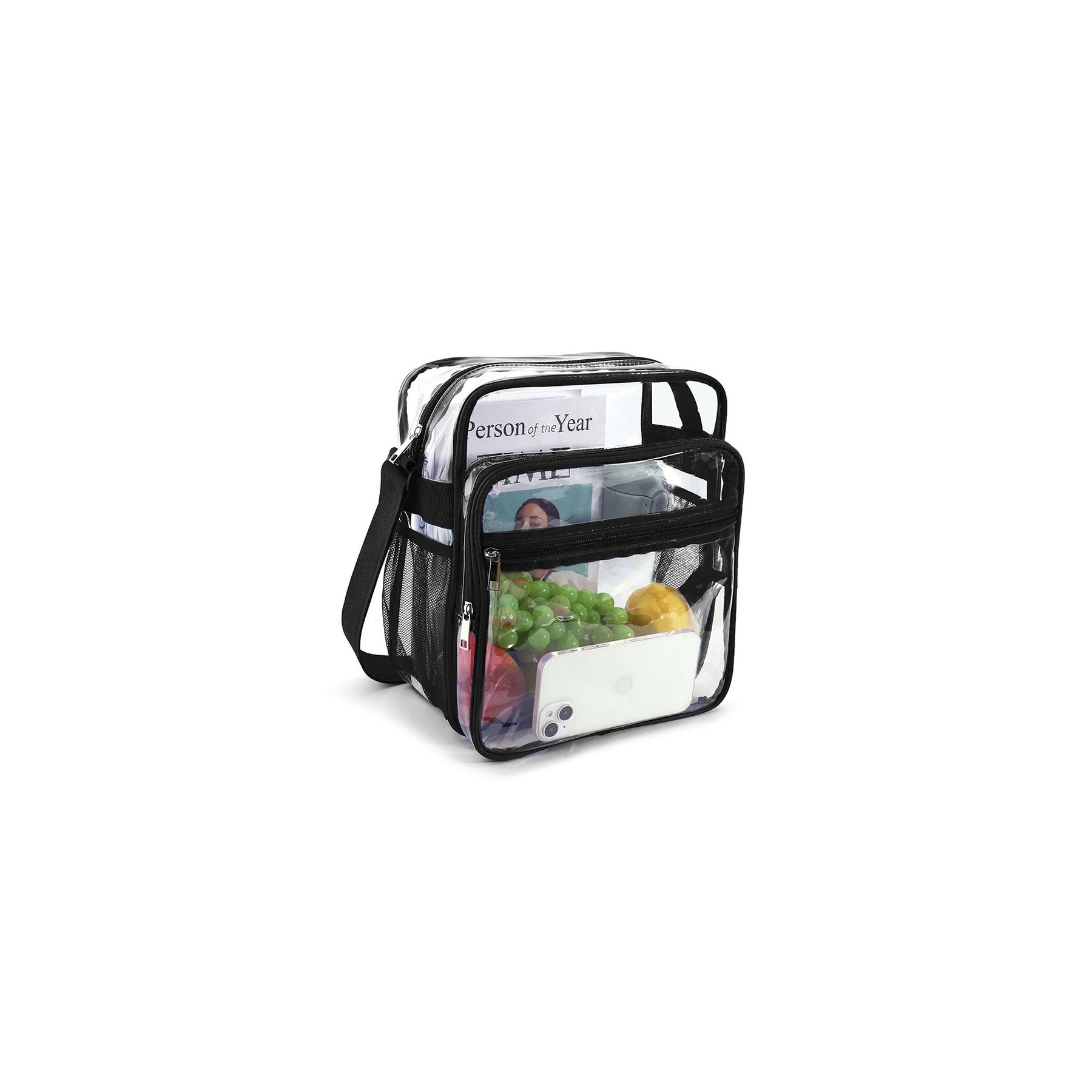 Clear Crossbody Bag with Adjustable Shoulder Strap 1