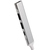 Aluminum 4-Port USB-A and C Hub 24