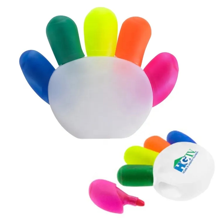 Unique Palm Five Fingers Highlighters 5