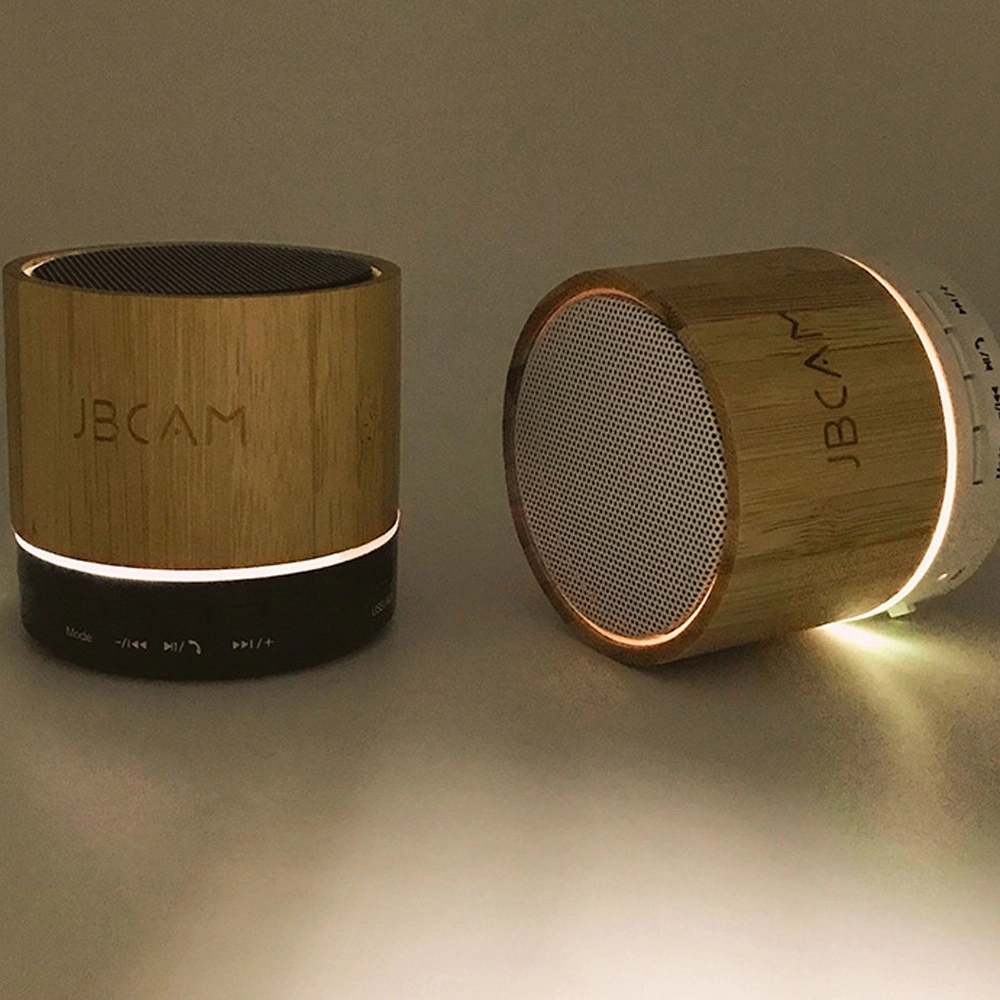 Portable Natural Wooden/Bamboo Wireless Bluetooth Speaker 4