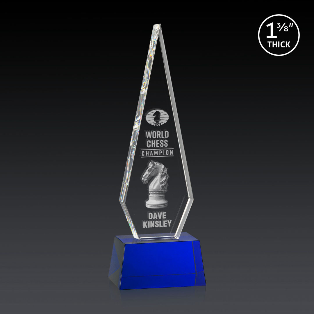 Springfield 3D Award on Robson Base - Blue 8