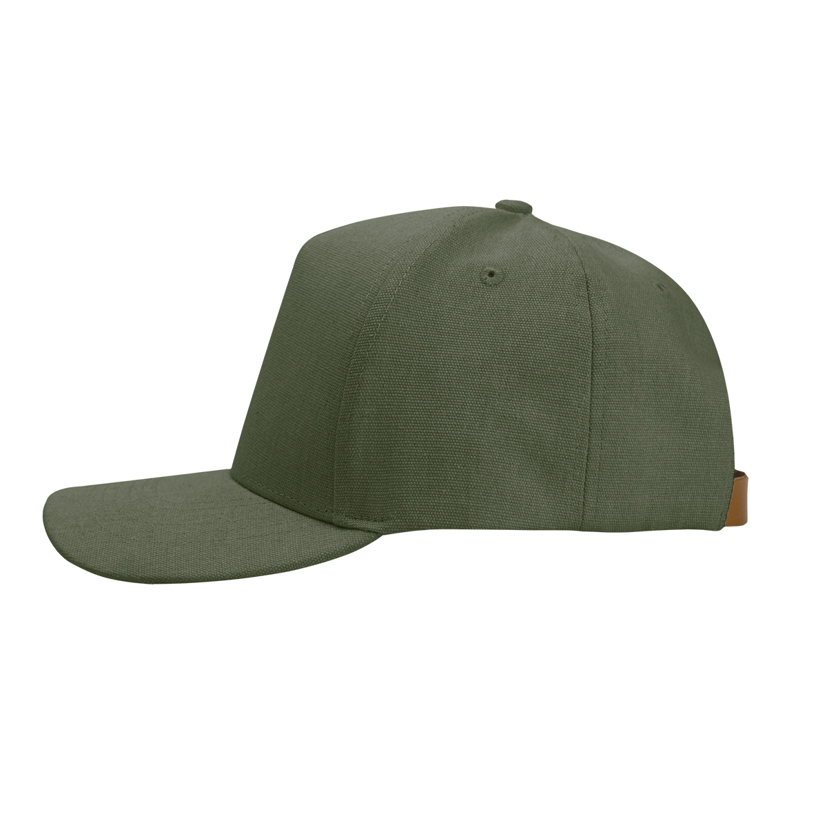 AWARE™ Recycled Cotton Cap with Leatherette Backstrap 6
