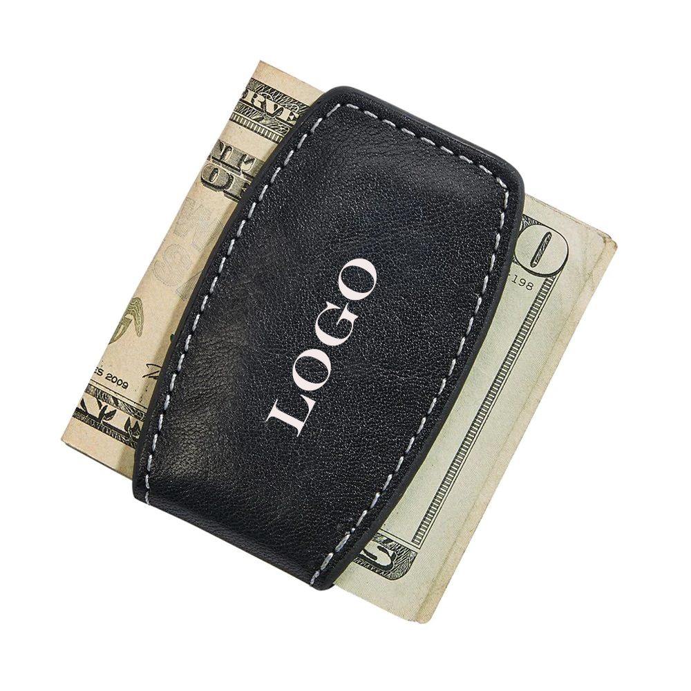 Genuine Leather Magnetic Money Clip. 5